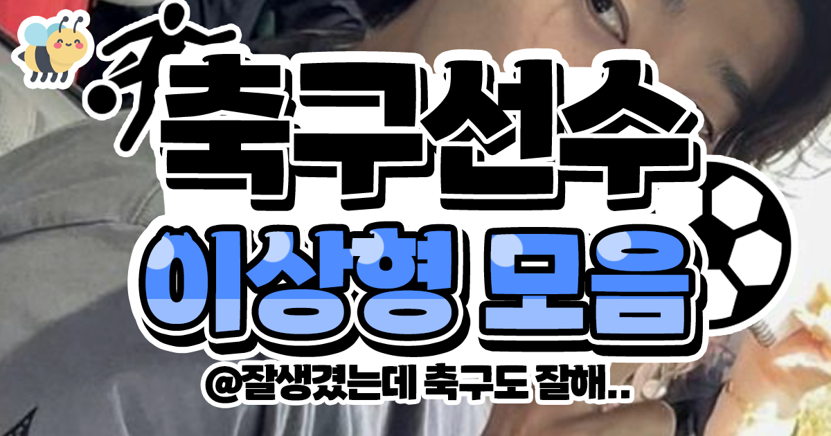 축구선수 이상형 모음